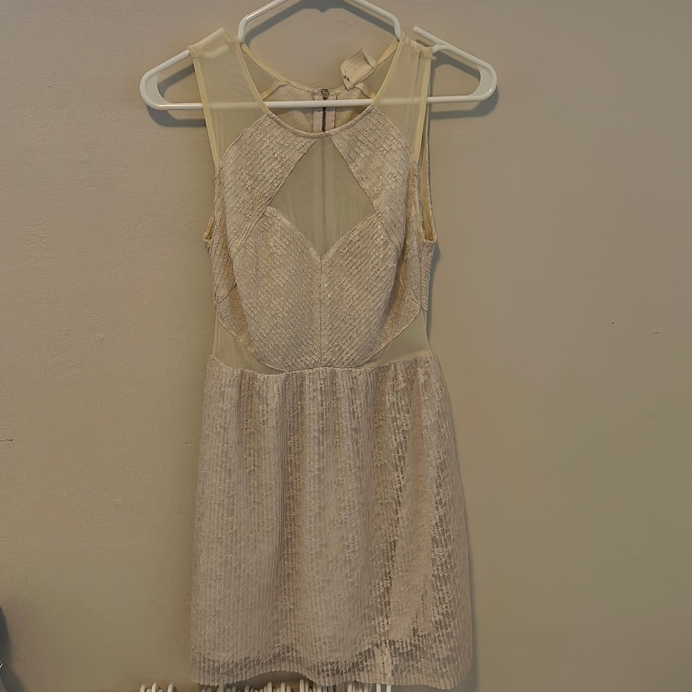 Pins and Needles Crème dress